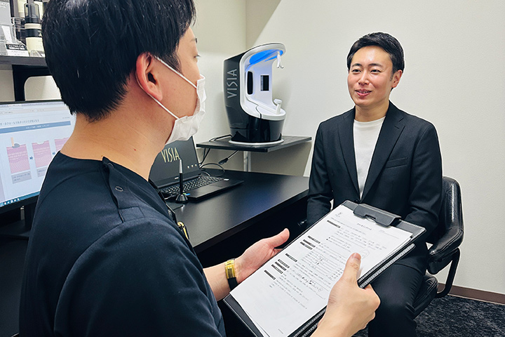 【ゴリラクリニック】銀座ANNEX院でのカウンセリングの様子