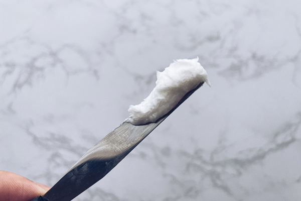 バルクオム洗顔料のテクスチャー