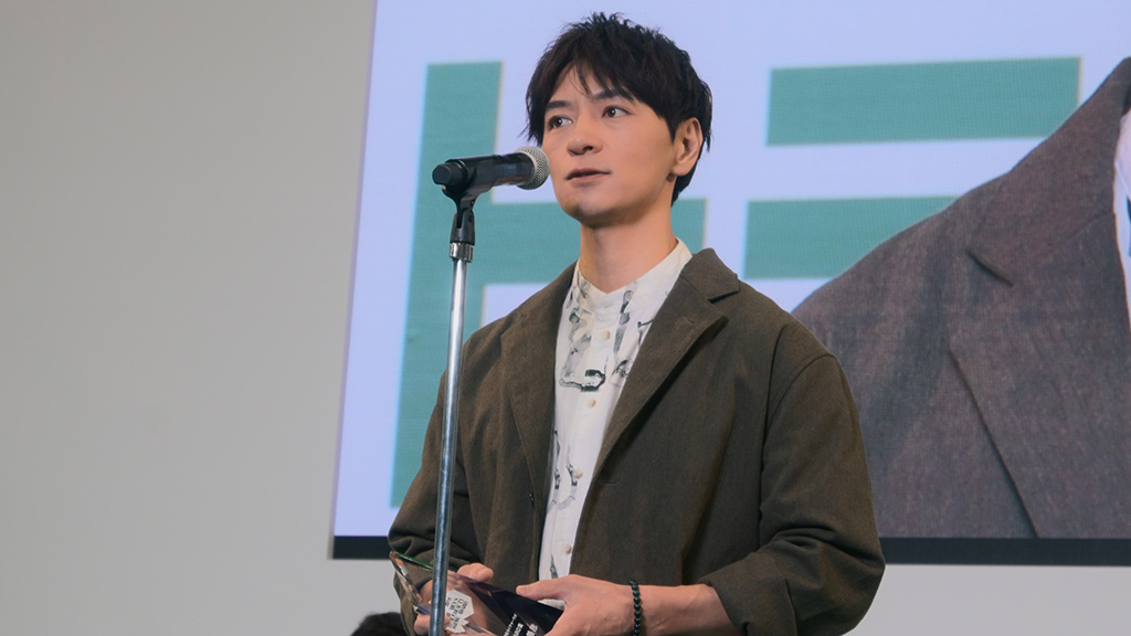 「第6回 Men’s Beautyアワード」にて「MARO賞」を受賞した細田善彦氏